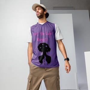 Recycled unisex basketball jersey