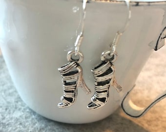 Stiletto Shoe Earrings, Silver 925 Earring Wires, Dangly Shoe Earrings, Shoe Lover gift, Gift for Her, Gift for Wife, Girlfriend