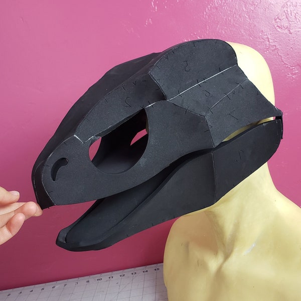 Raptor Mask Digital Pattern for EVA foam *video tutorial on Youtube*