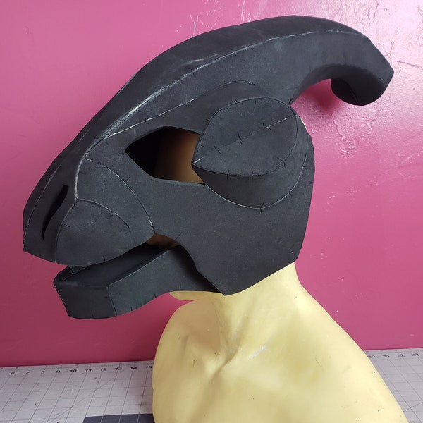 Parasaurolophus Mask Digital Pattern for EVA foam