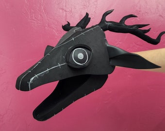 Patrón digital de marioneta cabeza de dragón ligero para espuma EVA