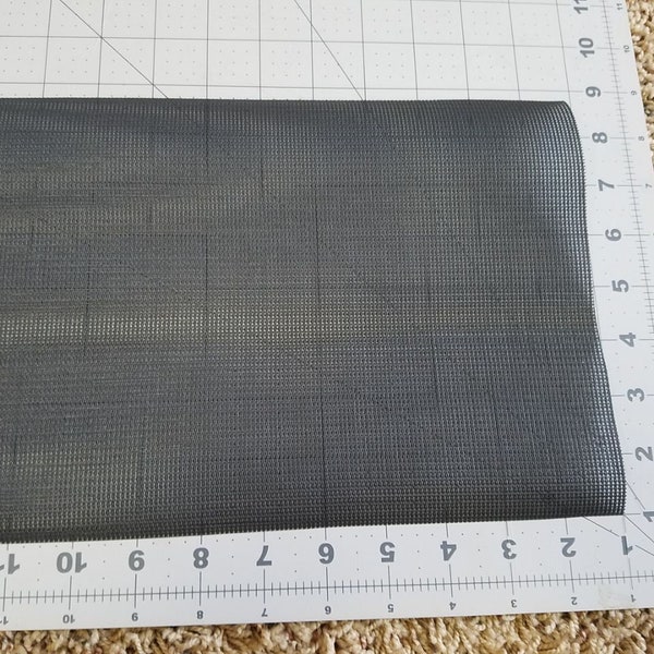 8.5" x11" Costume Vison Mesh | Black | Paintable, waterproof, will not warp | for Mascot, Mascot or cosplay vision