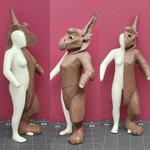3D Female Body Figure - Sculpting Armature for Designing Costumes