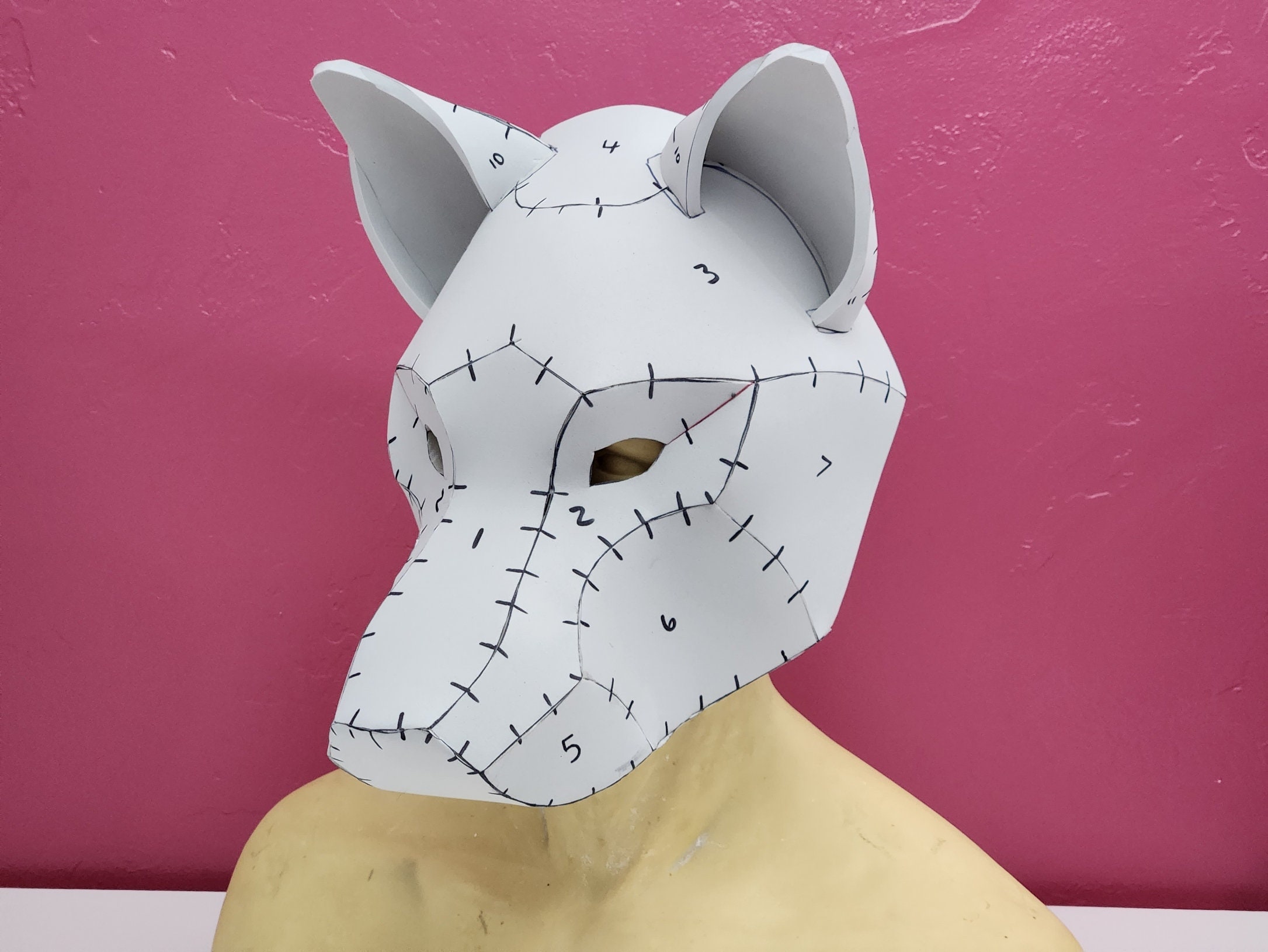 Therian wolf mask