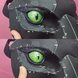 DIY Realistic Creature Eye Kit  4cm | Slit pupil | Fursuits and Cosplay