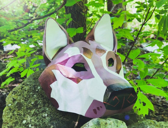 Wolf Dog Therian Mask 