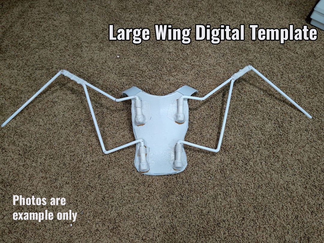 DIY Large Wing Harness **DIGITAL TEMPLATE** for Costume Wings - Etsy