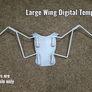 DIY Large Wing Harness **DIGITAL TEMPLATE** for Costume Wings