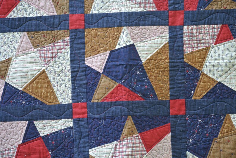 Pointless Wonder Patriotic Star Quilted Wallhanging - Etsy