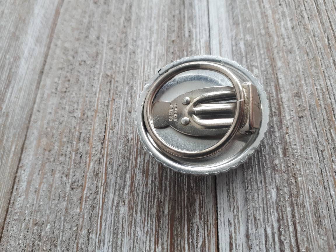 Scarf Clip, Western Germany, Vintage Accessories, Vintage Scarf Clip, Germany, Scarves, Costume