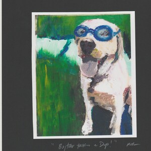 Whimsical Lab Dog Print