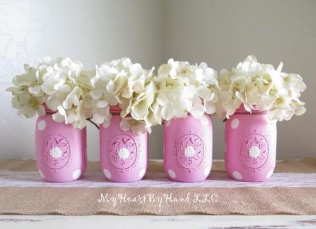 Baby Shower Decorations Baby Shower Centerpieces Girl Shower Pink
