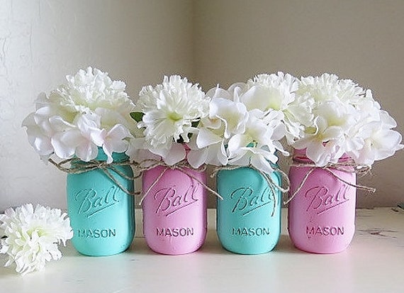 Baby Shower Decorations Baby Shower Centerpieces Pink And Teal