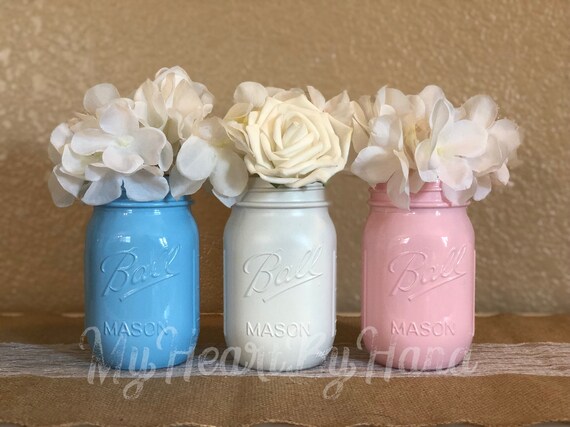Pink And Baby Blue Baby Shower Decor Twin Baby Shower Centerpieces Pink And Baby Blue Baby Shower Decor Twin Baby Shower Centerpieces