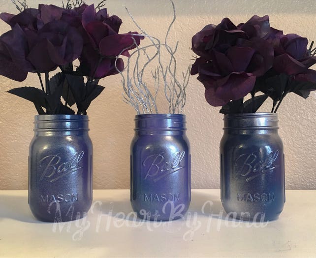 Galaxy Mason Jar Centerpieces Moon Mason Jars Space Decor Mason Galaxy Mason Jar Centerpieces Moon Mason Jars Space Decor Mason