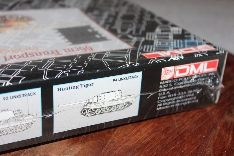 Dragon DML 66cm Transport Track for King Tiger Plastic Panther Track Set Model Kit Unassembled 135