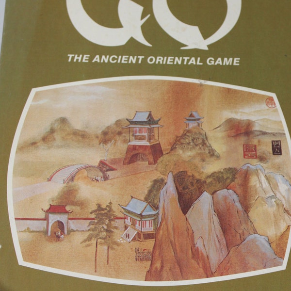 GO Board Game -- Reiss Games 1974 -- The Ancient Oriental Game -- Go / Go Moku -- Gaming, Othello, China, Japan -- 1970's