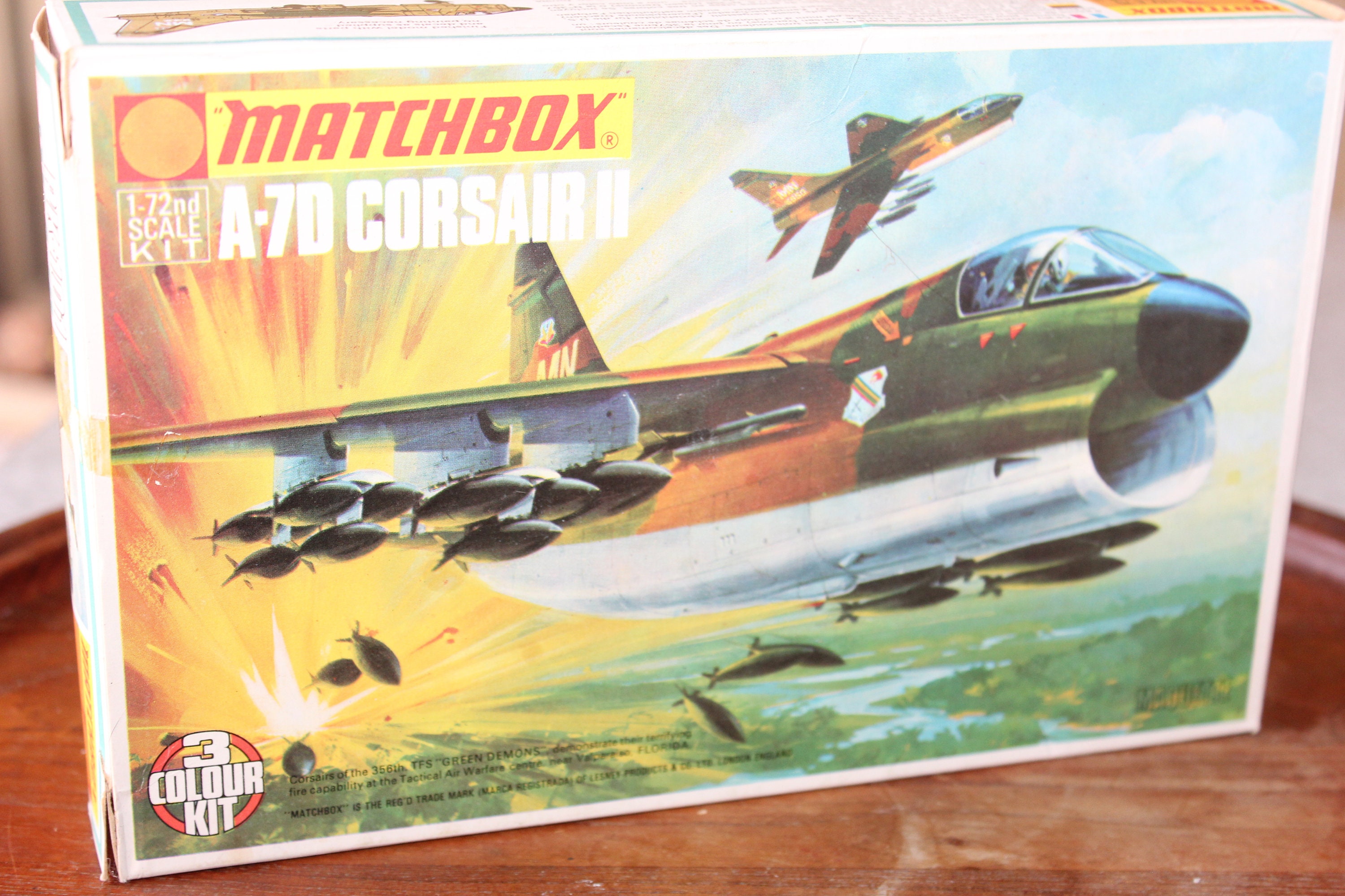 Matchbox A7D Corsair II Model Airplane Kit 1/72 Scale / Etsy