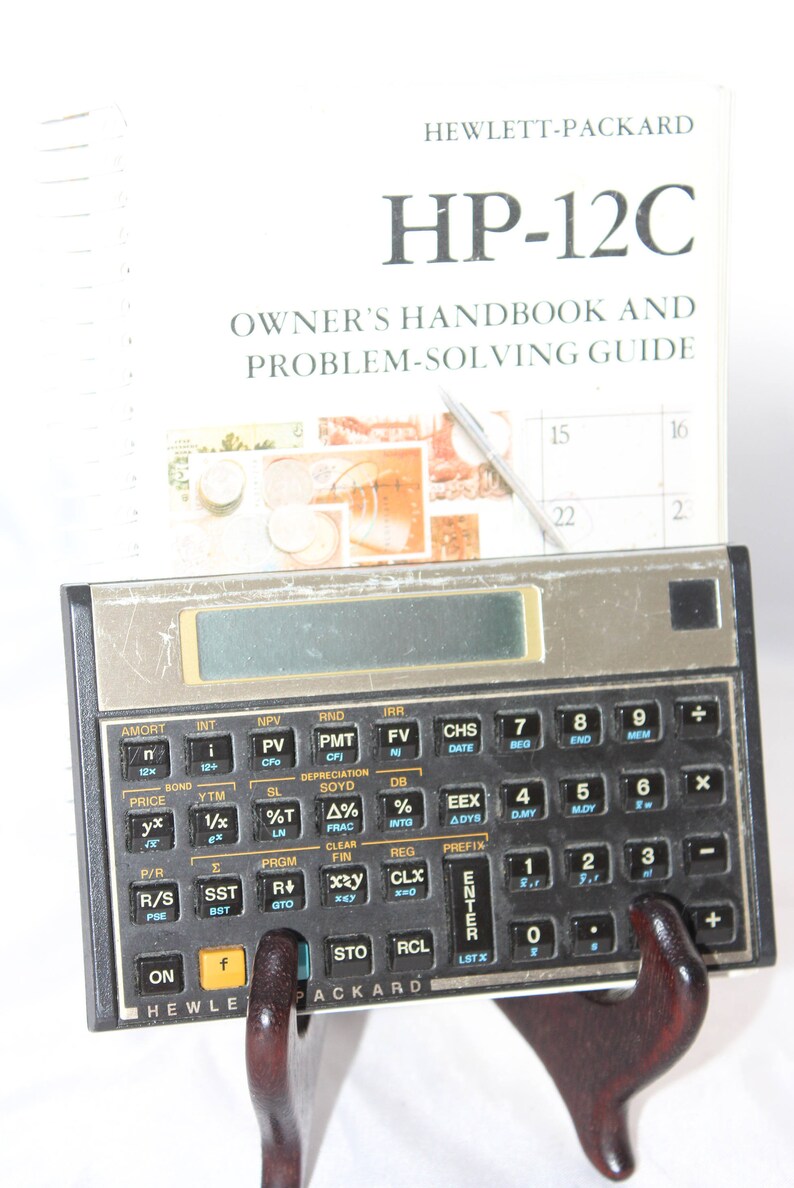 hp 12c platinum financial calculator user's guide