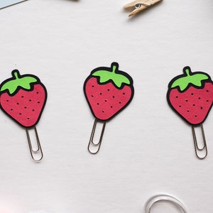 Strawberry Paper Clip