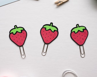 Strawberry Paper Clip
