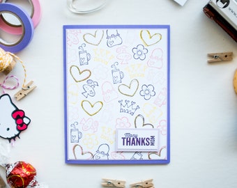 Cute Jolly Notes Mother's Day Handmade Card