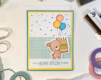 For a Beary Special Friend Birthday Card