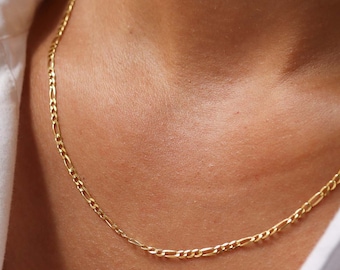 14K Gold Necklace, 14K Gold Chain, Solid Gold Necklace, Solid Gold Chain, Real Gold Necklace, Gold Necklaces For Women