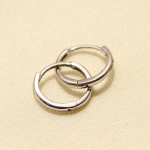 White Gold Earrings, Gold Earrings, Gold Hoop Earrings, 14K Gold Earrings, Hoop Earrings Gold, Gold Earrings Set, Small Gold Hoop Earrings