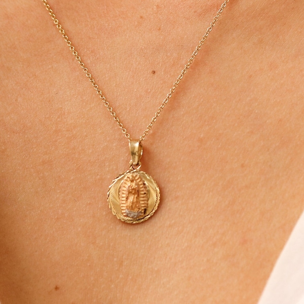 Miraculous Medal Virgin Mary Necklace