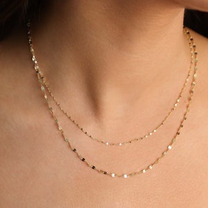 Mothers Day Gift, Mom Gift, 14K Gold Necklace