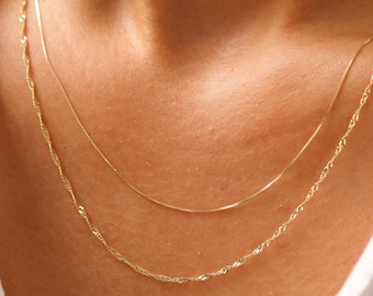 Minimalist Necklace, Gold Necklace, Necklaces For Women, Gold Chain Necklace, Chain Necklace, Dainty Gold Necklace