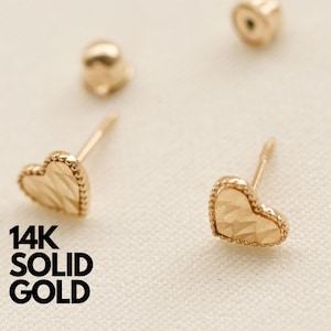 Gold Earrings, Gold Earrings Stud, 14K Gold Earrings, Solid Gold Earrings, Gold Earrings Set, Stud Earrings Gold, 14K Gold Earrings Studs