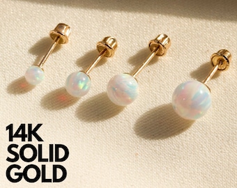 Opal Earrings, Gemstone Earrings, Opal Stud Earrings, Opal Earrings Stud, Opal Studs, Gemstone Stud Earrings, Gold Opal Earrings