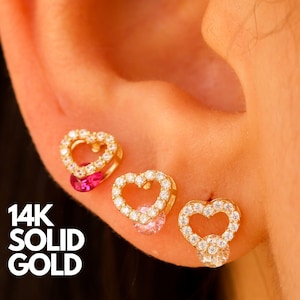Gold Earrings, Gold Earrings Stud, 14K Gold Earrings, Solid Gold Earrings, Gold Earrings Set, Stud Earrings Gold, 14K Gold Earrings Studs