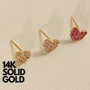 Gold Earrings, Gold Earrings Stud, 14K Gold Earrings, Solid Gold Earrings, Gold Earrings Set, Stud Earrings Gold, 14K Gold Earrings Studs
