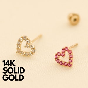 Gold Earrings, Gold Earrings Stud, 14K Gold Earrings, Solid Gold Earrings, Gold Earrings Set, Stud Earrings Gold, 14K Gold Earrings Studs