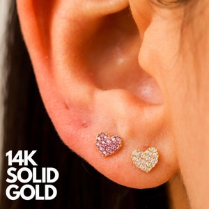 Gold Earrings, Gold Earrings Stud, 14K Gold Earrings, Solid Gold Earrings, Gold Earrings Set, Stud Earrings Gold, 14K Gold Earrings Studs