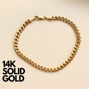 14K Gold Cuban Link Bracelet