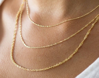 Gift For Her, Gift For Women, Girlfriend Gift, 14K Gold Necklace