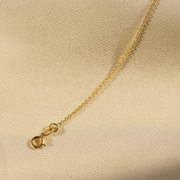 Rolo Chain, 14K Gold Cable Chain, Cable Chain, Gold Blecher Chain, Gold Cable Chain, 14K Gold Rolo Chain, Solid Gold Rolo Chain
