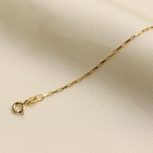 Solid 14K Gold Chain Necklace, Delicate Dainty Layered Necklace