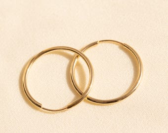 Gold Hoop Earrings, Gold Earrings, 14K Gold Earrings, Hoop Earrings Gold, Gold Earrings Set, 14K Gold Earrings Hoop, 14K Gold Hoops Earrings