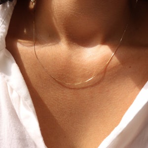 14k Gold Necklace, 14k Gold Chain, Solid Gold Necklace, Solid Gold Chain, Real Gold Necklace, Real Gold Chain image 3