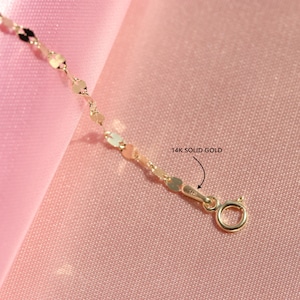 14K Gold Chain Necklace, Delicate Dainty Layered Necklace image 5