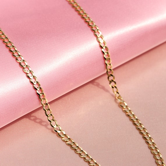 14k gold online necklace for mom