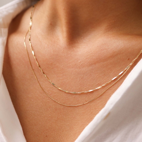 Dainty Necklace, Necklaces For Women, Gold Necklace, Gold Chain, Minimalist Necklace, Gold Chain Necklace, Gold Necklaces For Women