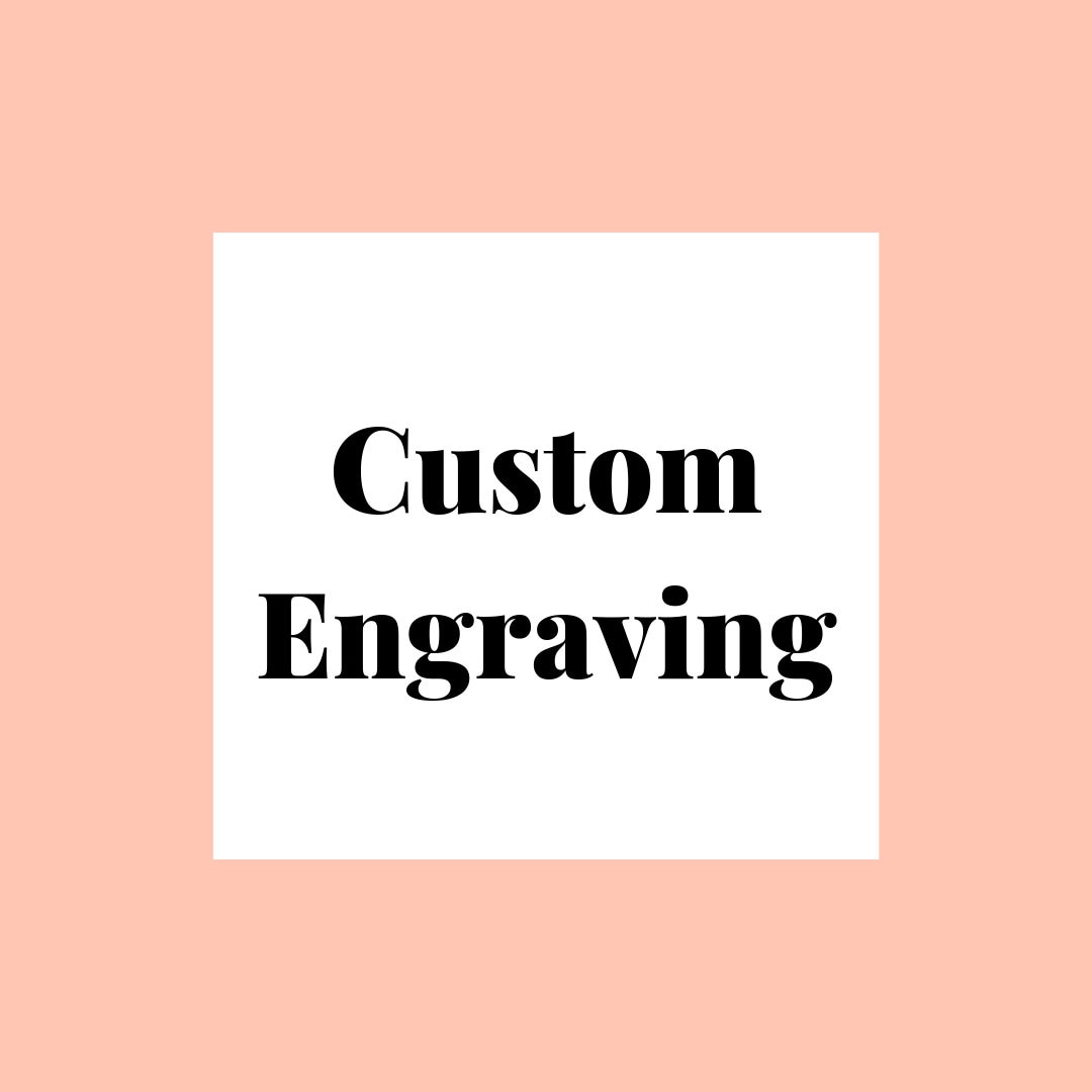 Custom Engraving - Etsy