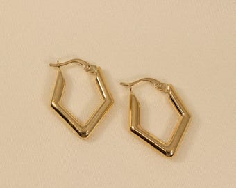 Lightweight Hoops, Unique Earrings, Dainty Earrings, Minimalist Earrings, Womens Earrings, Modern Earrings, Earrings Set, Trendy Hoops