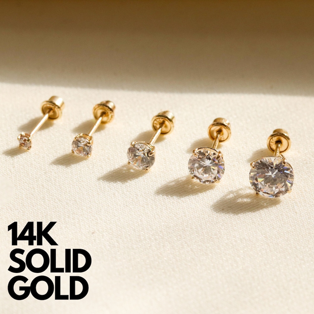Zirconia Cúbica Chapado En Platino Pendientes De Moda Con Clip